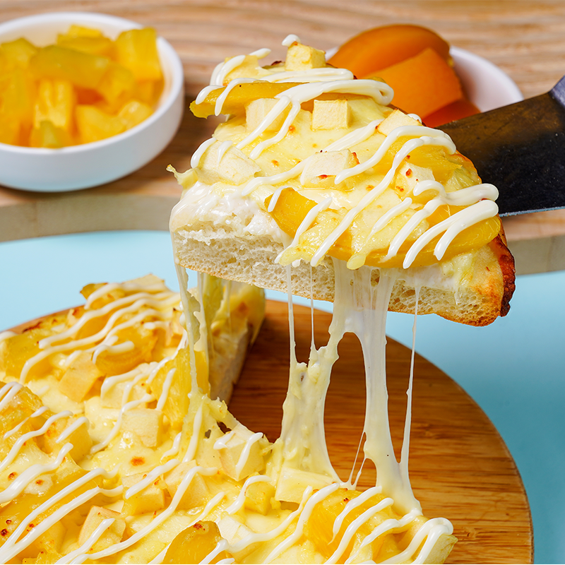 Пицца с разными фруктами (6)